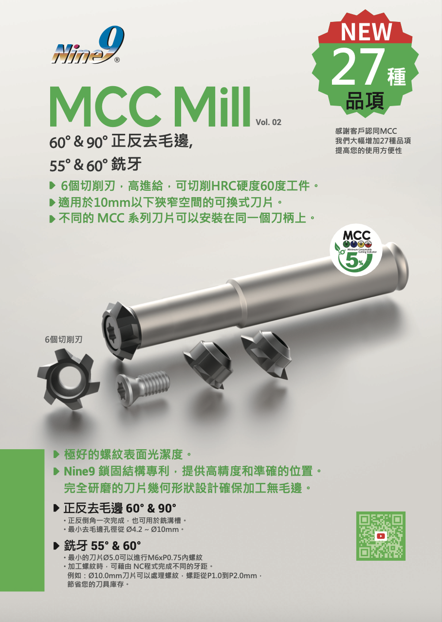 MCC銑牙刀